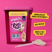 BONKERS Purrpops, Freeze Dried Tuna & Dried Salmon Lollipops Cat Treats, 18 Pieces