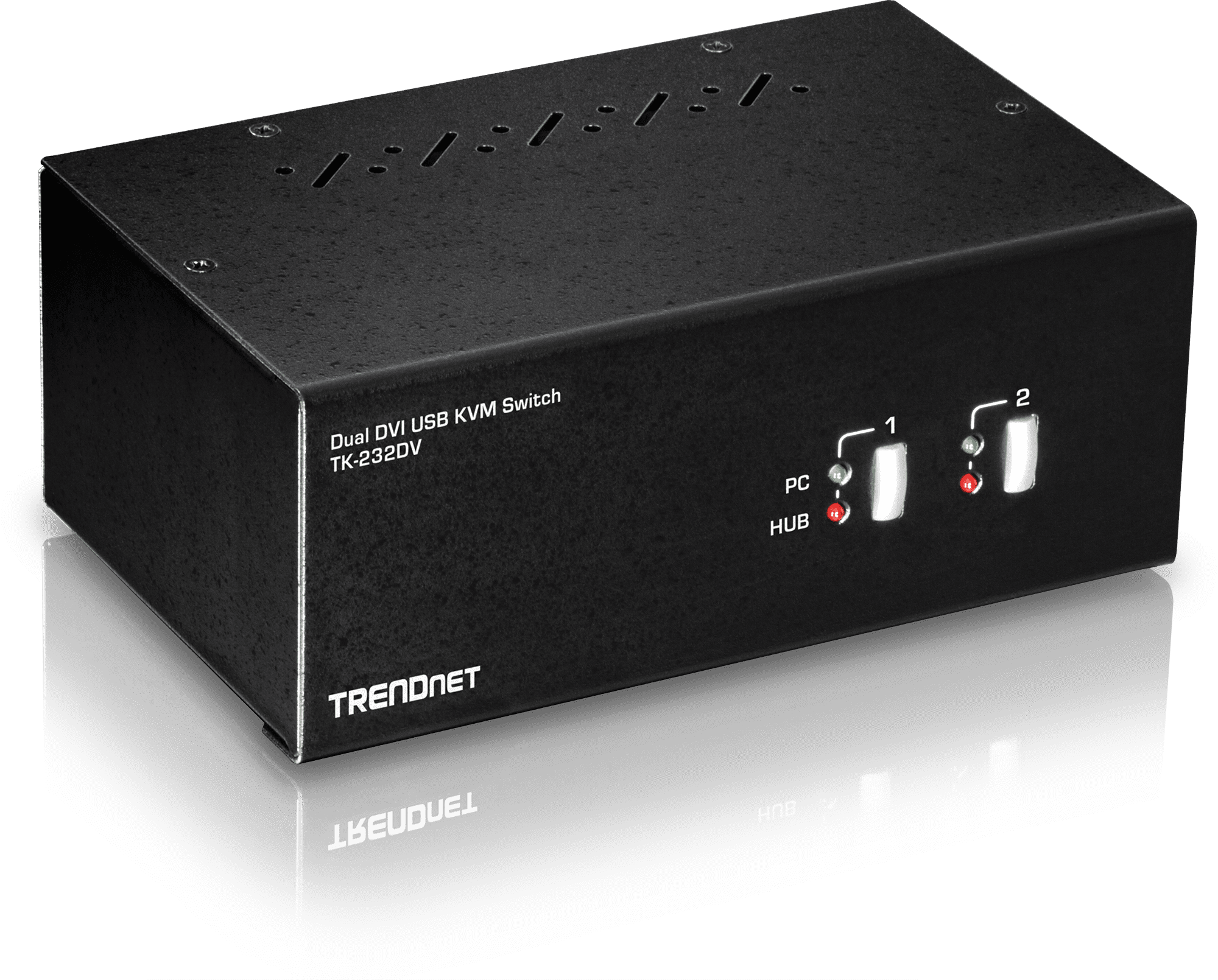 TRENDnet TK-232DV 2-Port Dual Monitor DVI KVM Switch