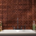 thumbnail image 5 of FASÄDE Traditional Style 10 Decorative Vinyl Backsplash Panel in Moonstone Copper (6X6 Inch Sample), 5 of 5
