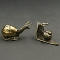 thumbnail image 6 of 2Pcs Snail Decor Outdoor Pond Garden Snail Figurine Brass Snail with Decor Effect the Meaning of the brass color brass, 6 of 6