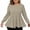 Khaki, variant on Womens Plus Size Knitted Babydoll Tops Fall Peplum Long Sleeve Flowy Blouses Crew Neck Loose Fit Tunic Casual Shirts
