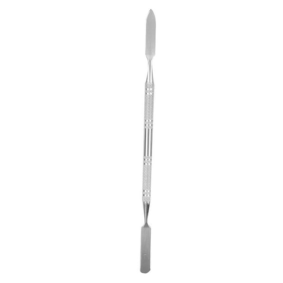 Aplicador de cera, espátula de cera para cicatrices de doble extremo de acero inoxidable, instalación sin esfuerzo