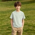 thumbnail image 6 of Muscularfit Swim Shirt T Shirts for Boys Boys Athletic Shirts Quick-Dry Active Fit Raglan Tshirts Graphic Tees Short Sleeve Pull-On Crew Neck Green Teen Boy Shirts,14-15 Years, 6 of 9