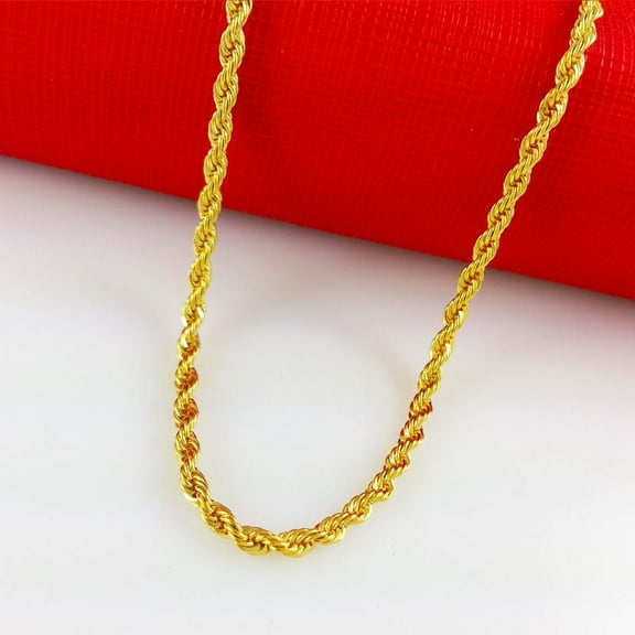 14K Gold Filled 2MM Rope Chain 24"