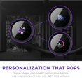 thumbnail image 2 of NZXT Kraken 240 - RL-KN-240-B1 - Refrigerador líquido para CPU AIO de 240 mm - Pantalla LCD cuadrada personalizable de 1,54" para imágenes, métricas de rendimiento y más - Bomba de alto rendimiento -, 2 of 5