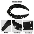 thumbnail image 4 of Unique Bargains 1 Pc Bling Twisted Faux Pearl Velvet Headband Headwear Hairband for Women 1.2 Inch Wide Black, 4 of 7