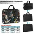 thumbnail image 2 of Boku no Hero Anime Laptop Bag Shoulder Portable Laptop Case Sleeve Chromebook Notebook Messenger Briefcase Adjustable Handbag For Women & Men, 2 of 8
