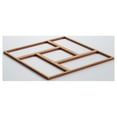thumbnail image 4 of Ekena Millwork 7 3/8"W x 7 3/8"H x 1/4"T Extra Small Sheffield Decorative Fretwork Wood Wall Panels, Alder, 4 of 18