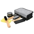 thumbnail image 1 of Mistaha 8-In-1 Kit Shoe Care Set Portable Shoe Polish Wooden Handle Brush Spong Brush Buffing, 1 of 8