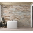 thumbnail image 7 of Tiptophomedecor Background & Patterns Wallpaper Wall Mural - Soft Tone Slate Stone Tiles, 7 of 7
