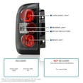 thumbnail image 3 of Spec-D Tuning Black Tail Lights Compatible with 1996-2004 Nissan Pathfinder, 1997-2004 Infiniti QX4, Left + Right Pair Assembly, 3 of 7
