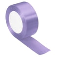thumbnail image 1 of Unique Bargains 1.5" Wide 24 Yards Satin Ribbon Single Side Craft Roll Decoration Light Purple, 1 of 6