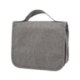 thumbnail image 4 of Neceser de viaje plegable de negocios para hombre, bolsa de aseo colgante impermeable de gran capacidad, color gris, 4 of 5