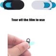 thumbnail image 2 of 20 PCS Webcam Covers Webcam Cover Slide Phone Camera Cover for Laptop, MacBook, iPad, PC, Cell Phone Protect Your Privacy and Security (10 Black 10 White), 2 of 5