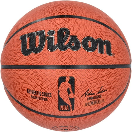 Wilson NBA Authentic Indoor/Outdoor Basketball, Brown, 29.5 in.