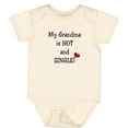 thumbnail image 3 of Inktastic Single Grandma Boys or Girls Baby Bodysuit, 3 of 5
