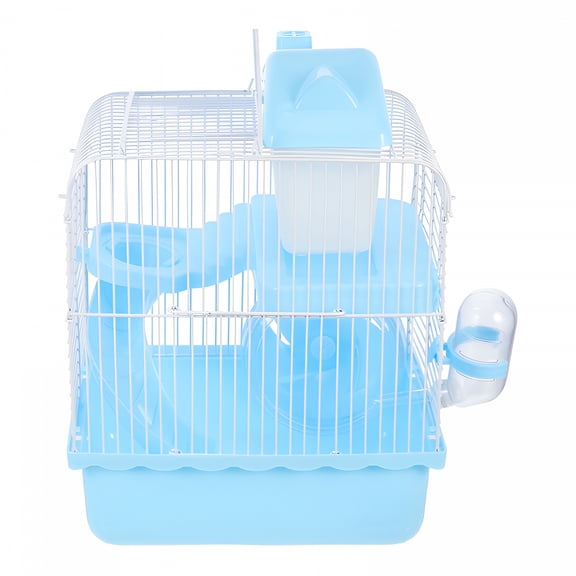 LAMIRO Hamster Cage Double-Layer Castle Guinea Pig Toy Hideout Transparent Accessories Rat Hamster Cage Guinea Pig Cages
