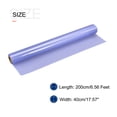 thumbnail image 2 of Uxcell Window Privacy Film 15.75 Inch x 6.56 Feet Frosted Glass Self-Adhesive Sun Blocking Sticker for Home Light Blue, 2 of 6