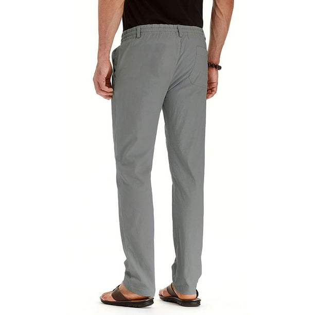 Elainilye Fashion Mens Pants Business Loose Large Size Elainilye Fashion Mens Pants Business Loose Large Size