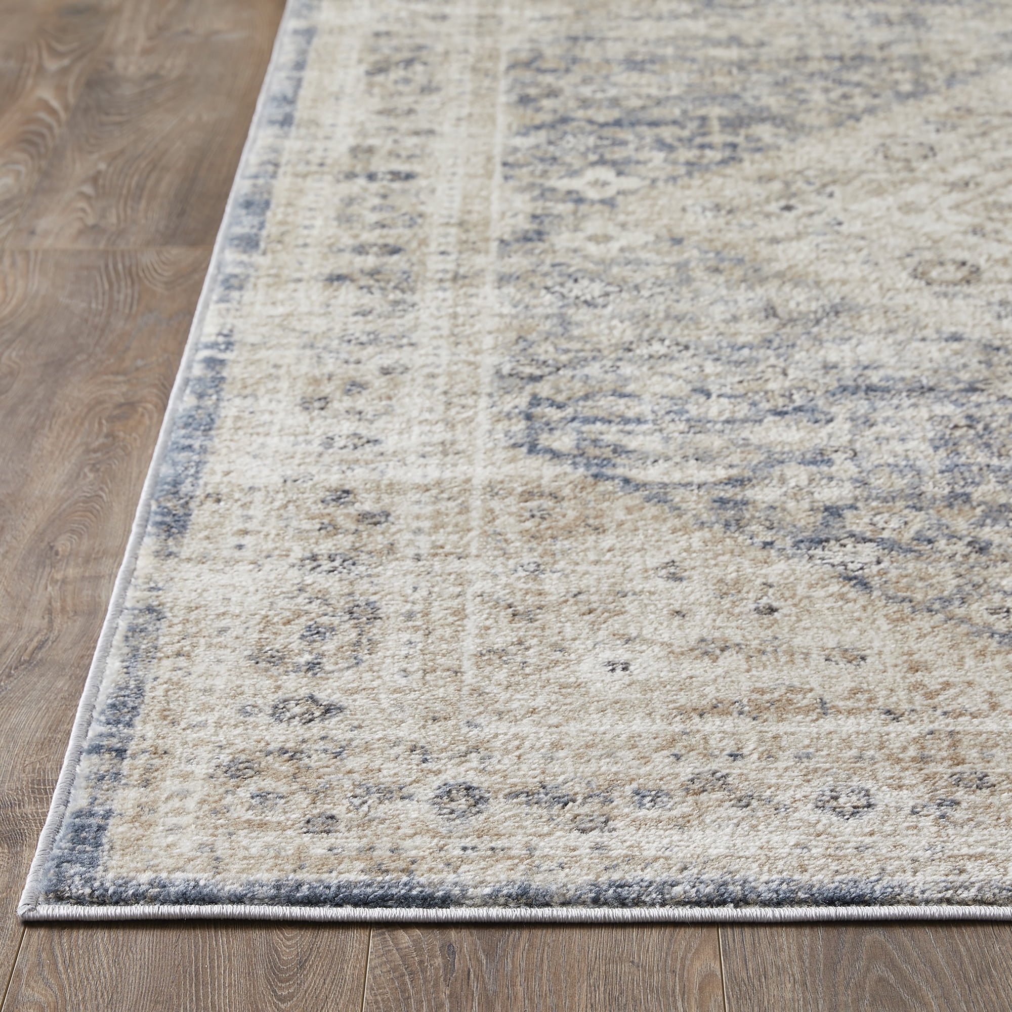 Loomaknoti Kehleigh Abagail 5' x 7' Beige Oriental Indoor Area Rug