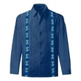 thumbnail image 1 of Camisa Guayabera Bordada De Manga Larga Para Hombre Elegante, 1 of 8