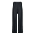 thumbnail image 4 of ShomPort Wide Leg Pants for Women Fall Spring Fashion High Waisted Palazzo Pants Casual Loose Trousers, 4 of 7