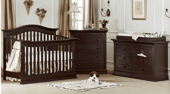 Baby Cache Montana 4-in-1 Convertible Crib in Espresso