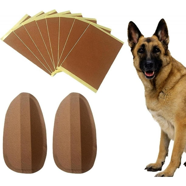 Soporte de pie para orejas de perro, Kit de colocación de orejas de perro autoadhesivo vertical, Soporte para orejas de perro para dóberman, samoyedo y pastor alemán