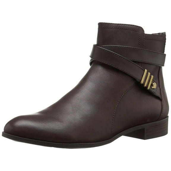 Kael Women Round Toe Leather Ankle Boot