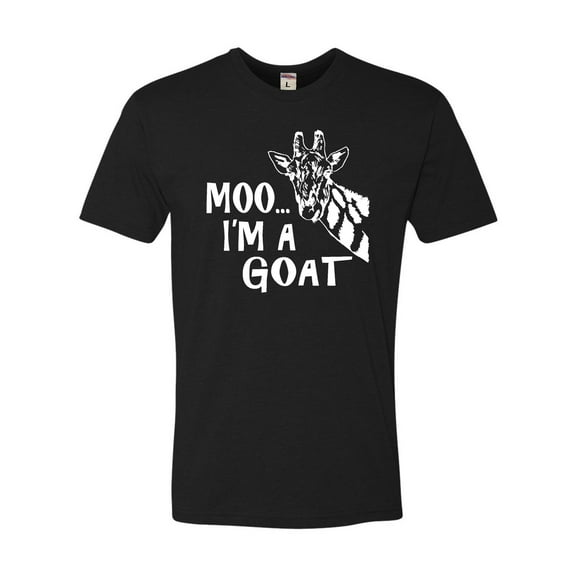 Adult Moo....I'm A Goat Funny Animal Deluxe T-Shirt