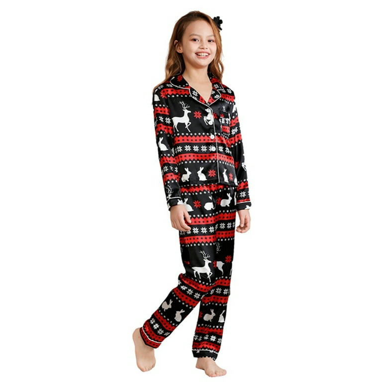 Mommy & Me Silky Satin Pajama Set  Cute christmas pajamas, Satin pajamas, Satin  pyjama set