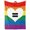 Blanket 2, variant on Kainsy Paready Rainbow Lgbt Colorful Hearts Blanket Gay Pride Soft Fleece Throw Blankets Lightweight Pride Blanket for Couch Sofa Indoors Outdoors Party Decor-60x80in(30"x40")