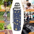 thumbnail image 7 of Moons and Stars Pattern 1000ml Tritan Sport Bottle Straw LeakProof Food-Grade Portable Wide Handle, 7 of 7