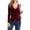 832_Wine, variant on YEJIMAN Red Plus Size Tunic Tops, cotton T-Shirts For Women, Women Deep V Neck Long Sleeve Velvet Unique Cross Wrap Sexy Slim Fit Tops