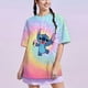 thumbnail image 2 of Camiseta de verano para mujer, de Disney, Lilo y Stitch, con estampado de dibujos animados, camisetas informales, ropa de calle, moda femenina, ropa Harajuku, 2 of 4