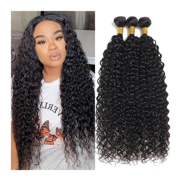 Water Wave Human Hair Bundles 12A Brazilian Human Hair Weave 1/3/4PC Natural Black Curly Hair 100g/pc Virgin Hair Extensions Natural