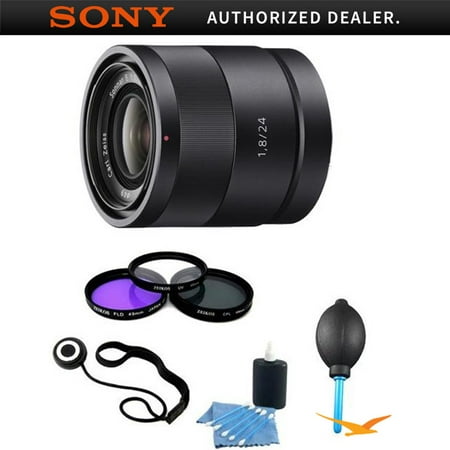 Sony SEL24F18Z Carl Zeiss 24mm f/1.8 E-Mount Lens Essentials Kit w/ Filter Kit &