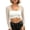 A-White616, variant on Women Tshirts Sheer Mesh Crop Tops Layering Long Sleeve See Through Cover Up Casual Tunic Cropped Basic Slim T-Shirts