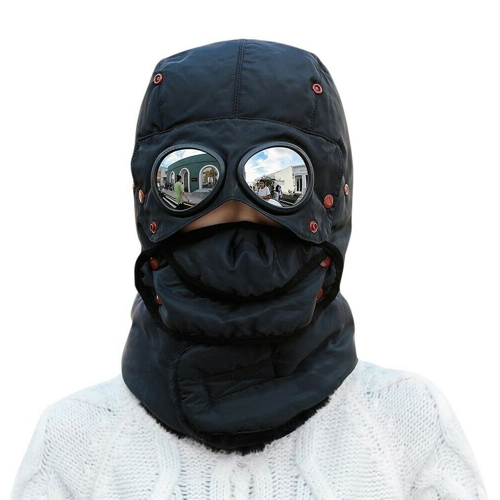 Thermal Winter Trapper Hat with Glasses 