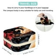 thumbnail image 5 of Swan Travel Portable Square Jewelry Stand, Earring Organizer, Ring Storage, Necklace Holder, Bracelet Stand - Suitable for Girls and Women, Travel Organizer Jewelry Boxes, 5 of 6