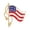 B, variant on Linnome Patriotic Bannner Lapel Pin Enamel Metal Badge for Independence Day Election Campaign Accessory