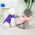 thumbnail image 2 of Yidarton 2022 Dog Clothes Traction Cotton Velvet Clothing Autumn And Winter Warm Cat Clothes Small Dog Pet Clothing purple, 2 of 7