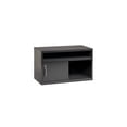 thumbnail image 4 of Hirsh 36 inch Wide Low Credenza Metal Lateral Cabinet with Sliding Door Storage Compartment for Home and Office, Charcoal, 4 of 10