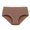 Brown, variant on jjayotai Womens Underpants Clearance Women's Solid Lace Plus Size High Waist Leak Proof Cotton Crotch Shorts Underwear Panties