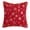 Red, variant on Rosnek Christmas Decorative Throw Pillow Covers, Soft Faux Fur Pillow Cases Covers with Silver Snowflake Glitter Printed Pillowcases for Christmas Couch Sofa, 18 X 18 Inch, Set of 2