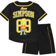 thumbnail image 2 of Boys Bart Simpson Baseball Jersey Shirt and Shorts Clothing Set- Little and Big Boys Sizes 4-20, 2 of 8