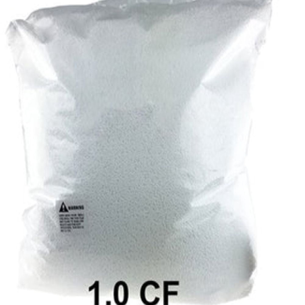 SnapTight Products, Reground Polystyrene EPS Foam Beads Fill, Bean Bag Filling, Crafts and Packaging, White, 1 lb. 1 Pack
