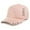 Pink, variant on HNMKIU Unisex Solid Color Fashion Casual Cap with Decorative Metal Rings for Outdoor Activities White,One Size