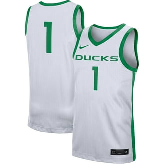 Men's Nike #21 Green Oregon Ducks Limited Basketball Jersey