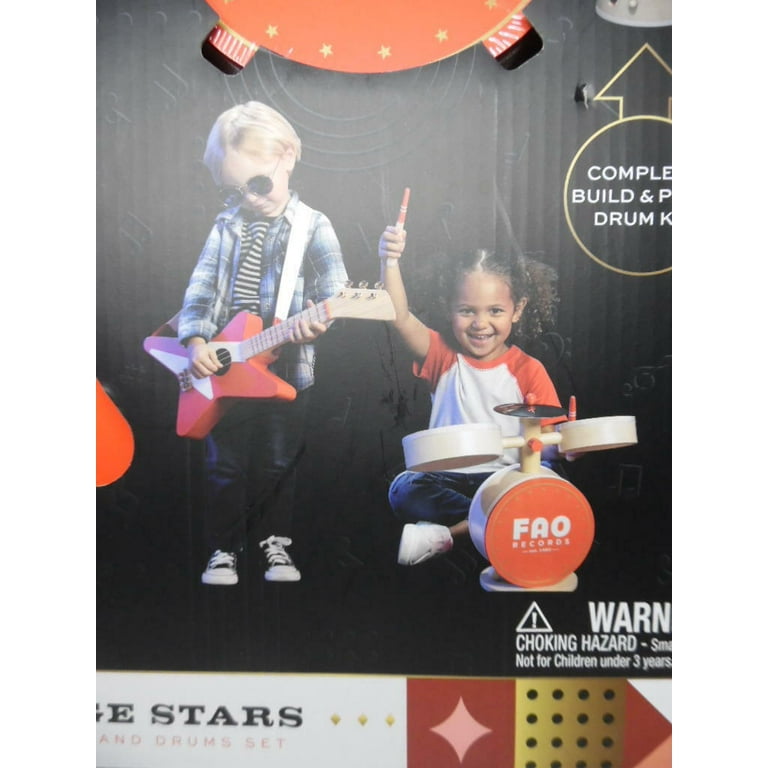 FAO Schwarz F.A.O. Records Stage Stars Toy Wood Rockstar Guitar